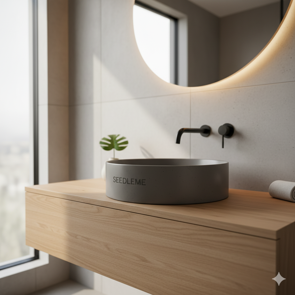 ✨ Elevate Your Space with Seedleme Concrete Basins! ✨