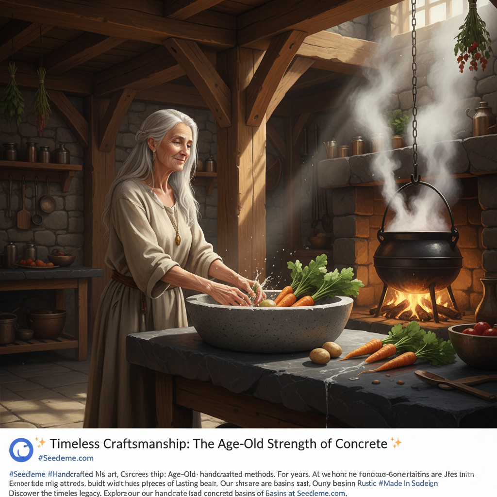 ✨ Timeless Craftsmanship: The Age-Old Strength of Concrete, Reimagined by Seedleme ✨