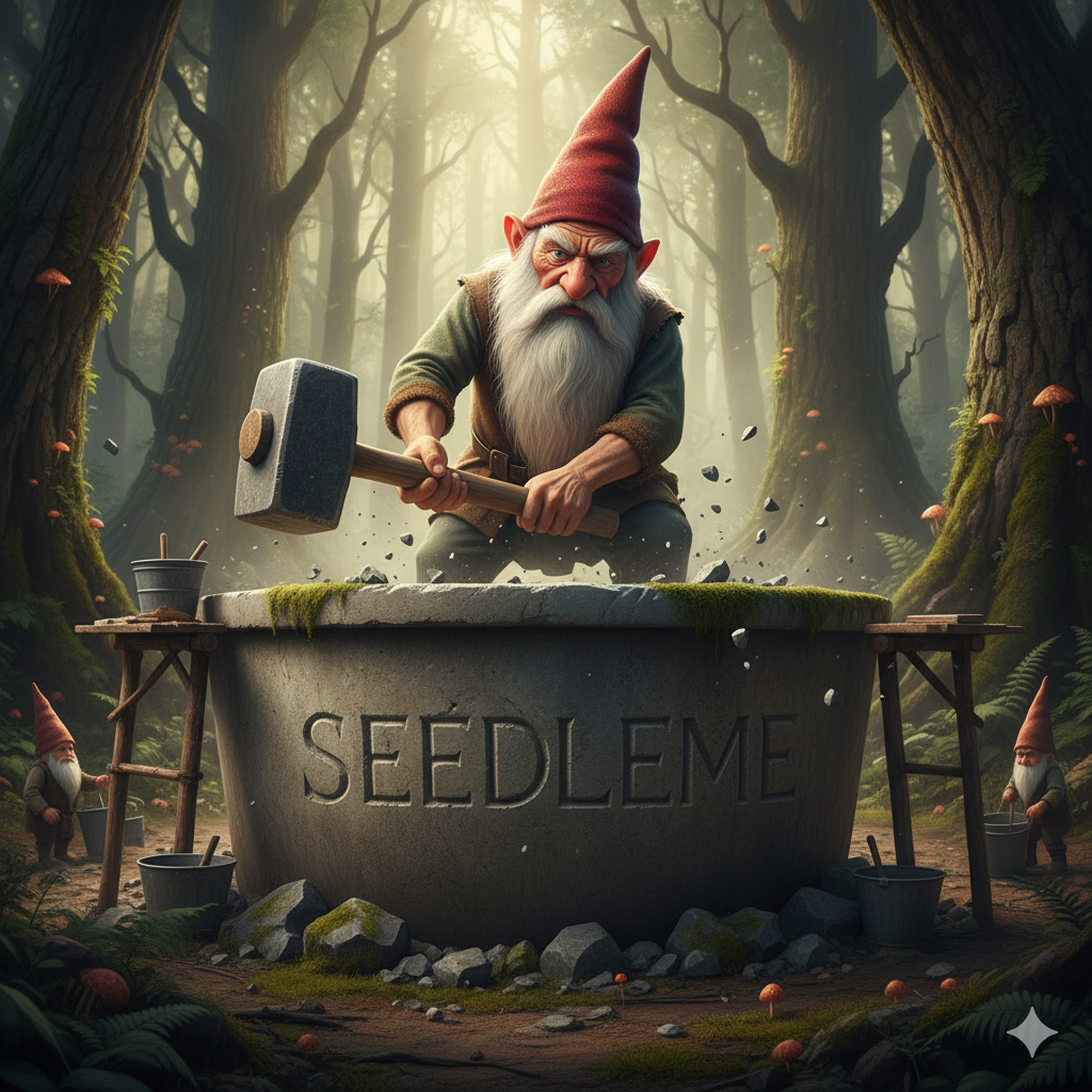 ✨ Legend says our basins are so meticulously crafted, even the gnomes are impressed! ✨