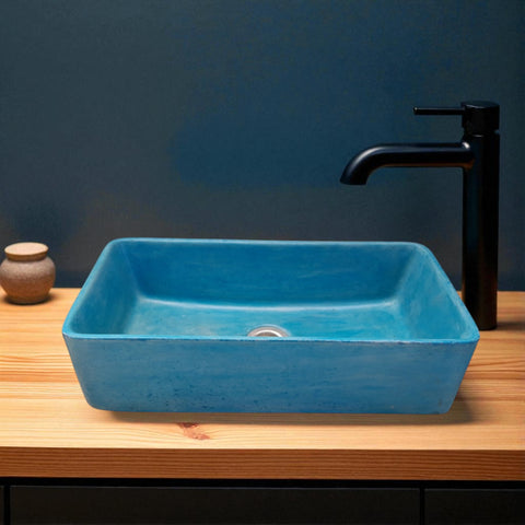 Image of Aquatina Blue Basin 47 x 23.5 x 12cm