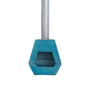 Blue Concrete fireplace indoor/outdoor 60 x 55 x 30cm