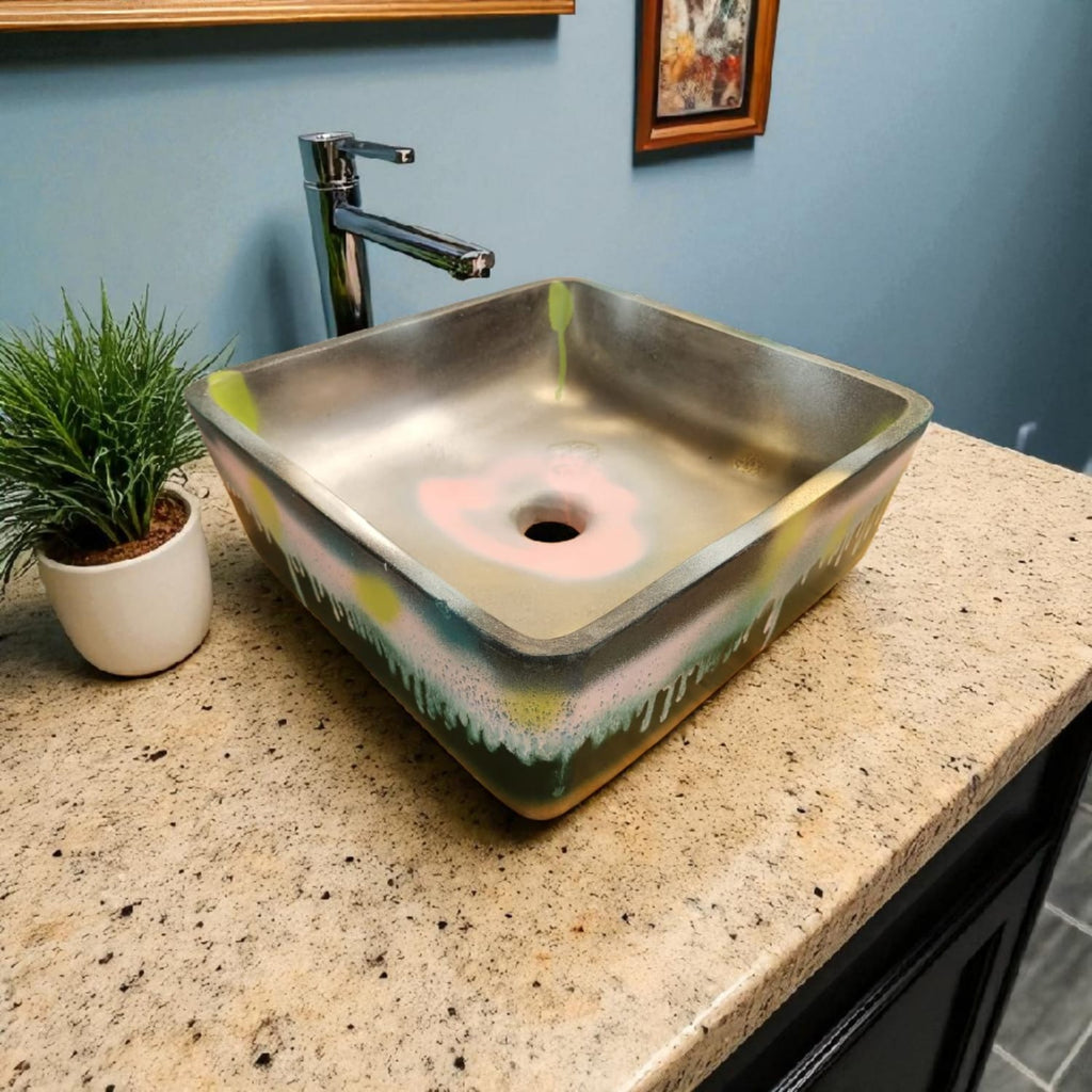 The Pink Drip 36 x 36cm