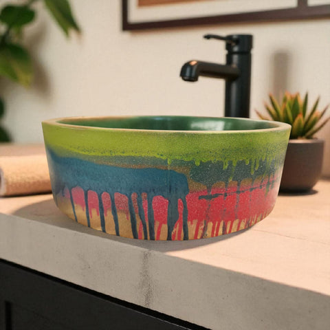 Image of Unicorns Retro Neon Rainbow 40 x 12cm