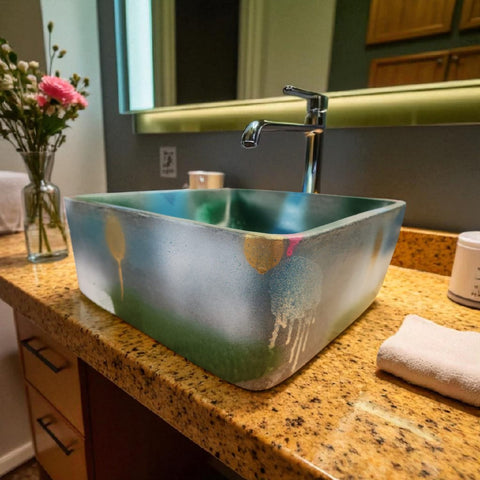 Image of Psychedelic soft touch 36 x 36cm