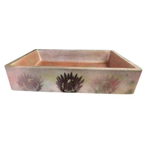 Image of Protea Soft Landing in Rose Golden Clouds 60.5 x 41 x 13cm Seedleme