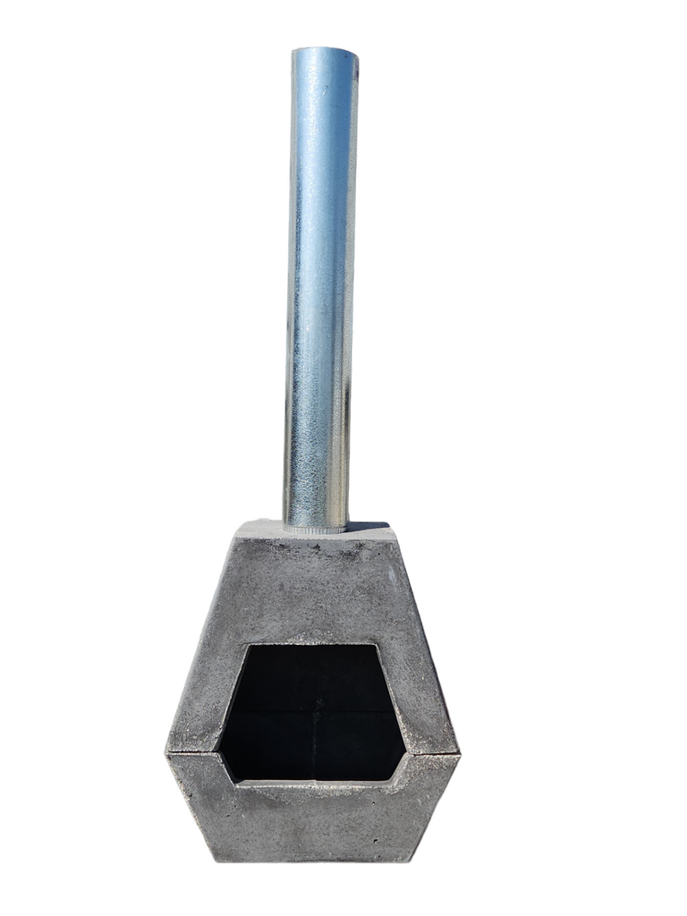 Charcoal Concrete fireplace indoor/outdoor 60 x 55 x 30cm