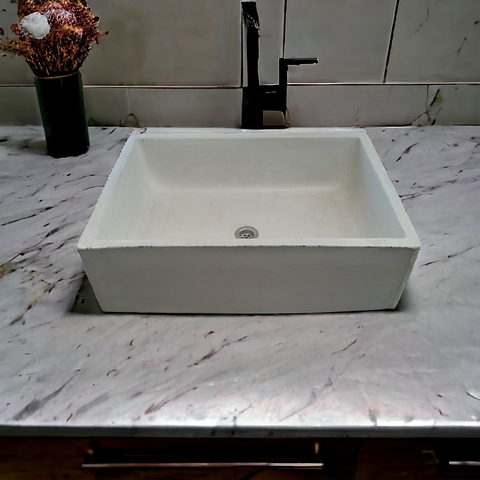 Image of Ivory Bespoke Single Butler Sink 65 x 45 x 20cm