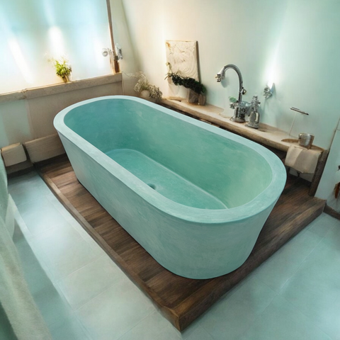 Image of Amazon Green Bespoke Bath 175 x 80 x 50cm Seedleme