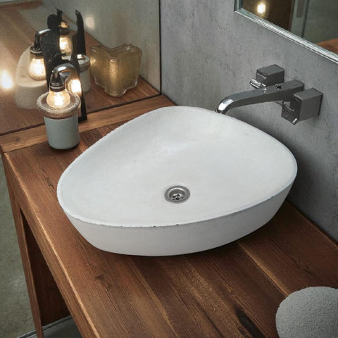 Image of Angels Egg Bespoke Ivory Sink 50 x 41 x 11.5cm