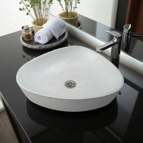 Image of Angels Egg Bespoke Ivory Sink 50 x 41 x 11.5cm