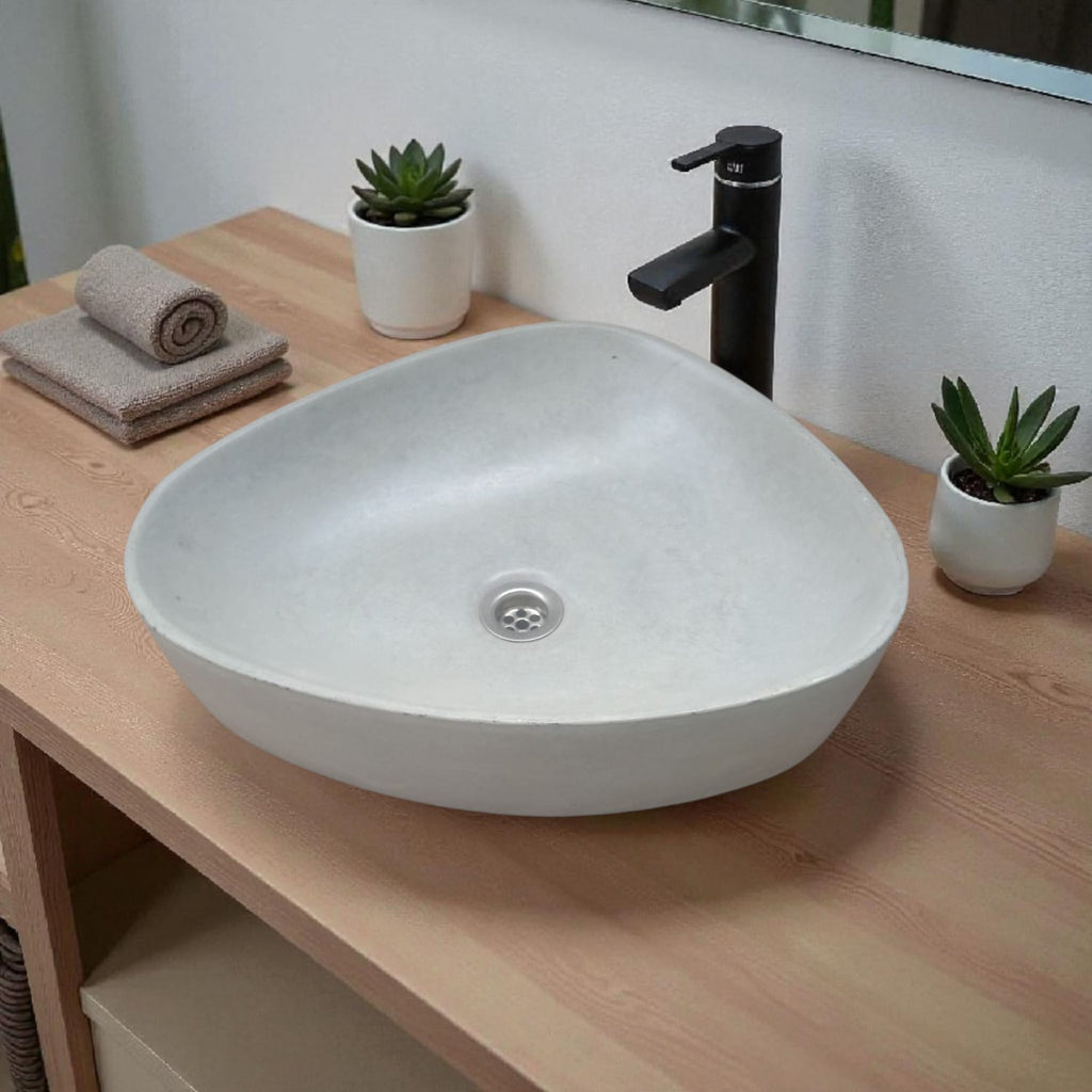 Angels Egg Bespoke Grey Sink 50 x 41 x 11.5cm