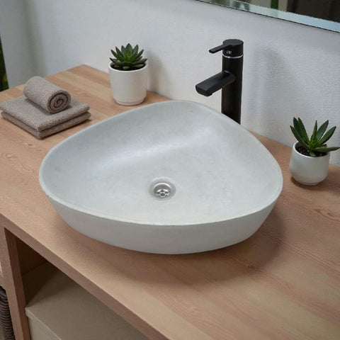 Image of Angels Egg Bespoke Grey Sink 50 x 41 x 11.5cm Seedleme