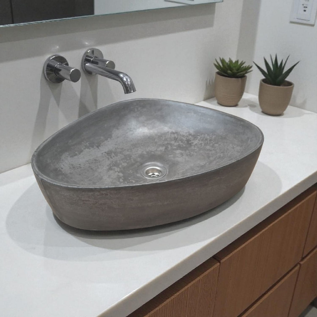 Angels Egg Bespoke Charcoal Bespoke Sink 50 x 41 x 11.5cm