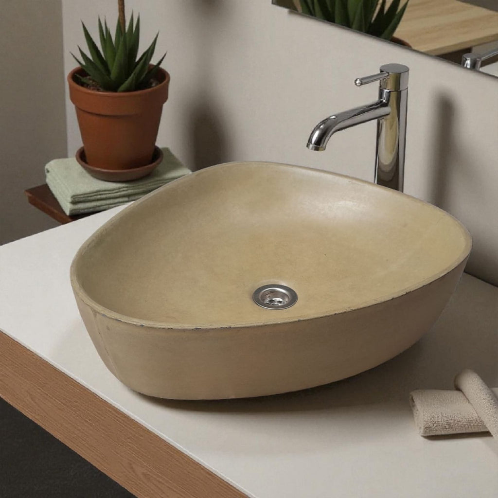 Angels Egg Bespoke Sandstone Bespoke Sink 50 x 41 x 11.5cm