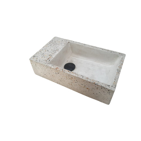 Image of Ivory Indoor & Outdoor Small rectangle Sink Namibian Dream 42 x 24 x 11.5cm