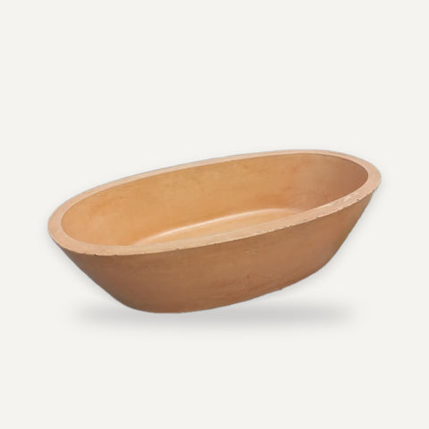 Image of Angels Rock Pool Sandstone Bespoke Bathroom Sink 545x400x165mm – handmade concrete basin by Seedleme, Cape Town – view 3