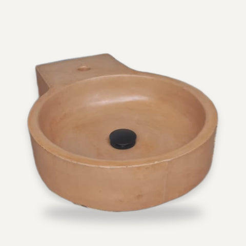 Image of The Good Lukkah Bespoke Sandstone Concrete Sink 56 x 42.5 x 12cm โ handmade concrete basin by Seedleme, Cape Town โ view 3