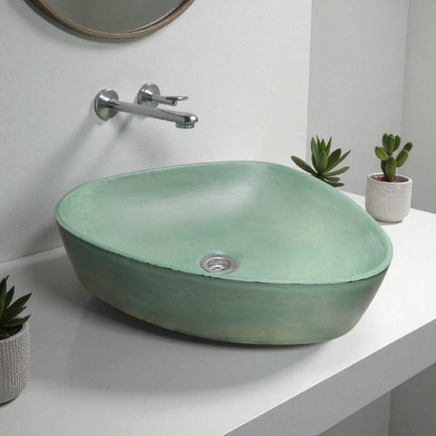 Image of Angels Egg Bespoke Green Basin 50 x 41 x 11.5cm Seedleme