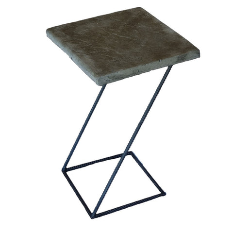 Image of Industrial Design Concrete End/Side Table 30 X 30cm Top X 49cm High