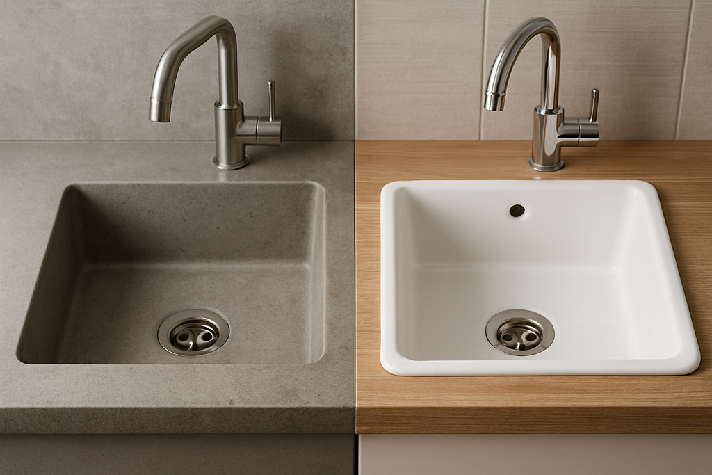 Concrete vs Ceramic: Which Sink Material Wins for Durability?