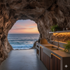 🌊 Cave Kitchen Chronicles: Dining with the Ocean! 🤩