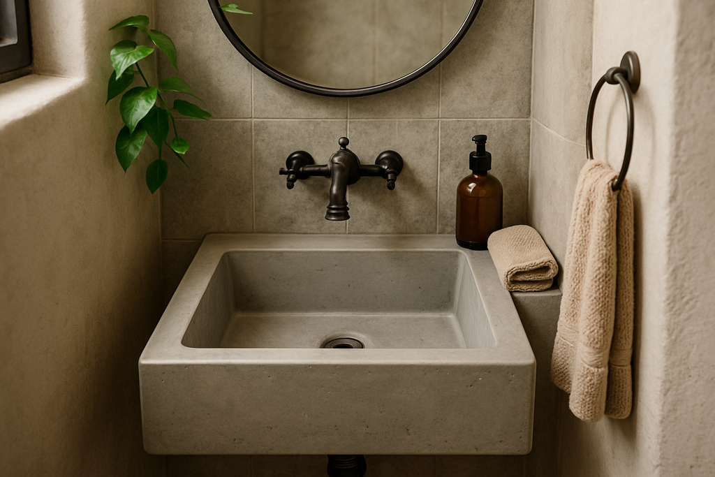 Small Space, Big Impact: Compact Concrete Sinks That Steal the Show