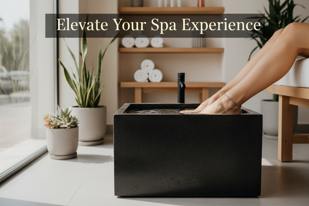 Elevate Your Sanctuary: The Art of the Concrete Spa Pedicure Basin