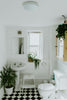 Transform Your Bathroom Aesthetic with the Chic Ivory Bespoke Round Concrete Sink