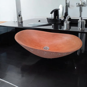 Terracotta 59 x 39 x 12cm Namibian Dream Bespoke Sink ( Made to Order )