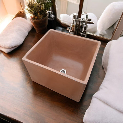 Image of Choc Plum Bespoke Single Butler Basin 45 x 40 x 31cm Seedleme