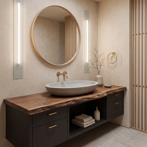 Angels Rock Pool Ivory Bespoke Bathroom Sink 545x400x165mm
