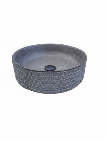 Image of The Emerald Dream Bespoke Charcoal Concrete Sink 39.5 x 11.5cm