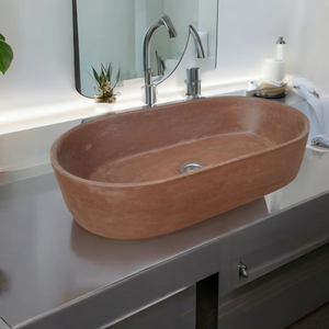 Gaia's Ark Choc Plum Bespoke Sink 53 x 30 x 11.5cm(Made to Order)