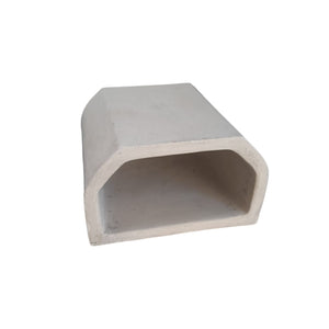 Ivory Mini Wood fire pizza oven - Made from refractory concrete. Braai oven