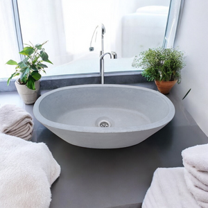 Calypso Bespoke Concrete Basin 56 x 29.5 x 15cm Seedleme