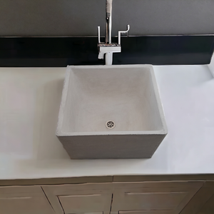 Large Ivory Square Farm Style Bespoke Sink (45x40x31cm high)