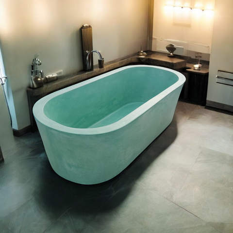 Image of Amazon Green Bespoke Bath 175 x 80 x 50cm