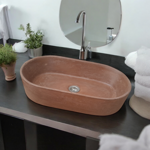 Gaia's Ark Choc Plum Bespoke Sink 53 x 30 x 11.5cm