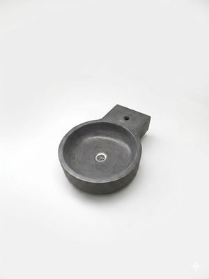 The Good Lukkah Bespoke Charcoal Concrete Sink 56 x 42.5 x 12cm