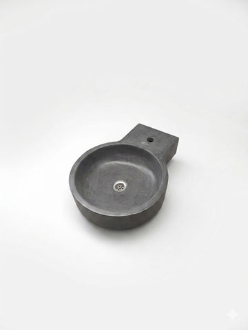 Image of The Good Lukkah Bespoke Charcoal Concrete Sink 56 x 42.5 x 12cm