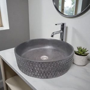 The Emerald Dream Bespoke Black Concrete Sink 39.5 x 11.5cm