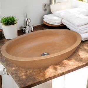 Angels Rock Pool Burnt Orange Bespoke Bathroom Sink 545x400x165mm(Made to Order)