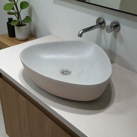 Image of Angels Egg Bespoke Grey Sink 50 x 41 x 11.5cm Seedleme