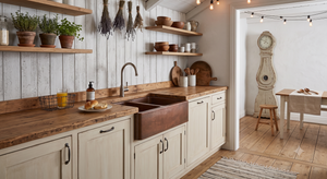 Large Choc Plum Cement Double Concrete Kitchen Butler Basin 80 x 40 x 27cm (50mm Outlet)(Made to Order)